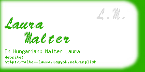 laura malter business card